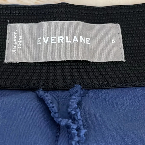 Everlane Side Zip Work Pant Cropped in Atlantic Blue - Size 6 - Picture 5 of 6